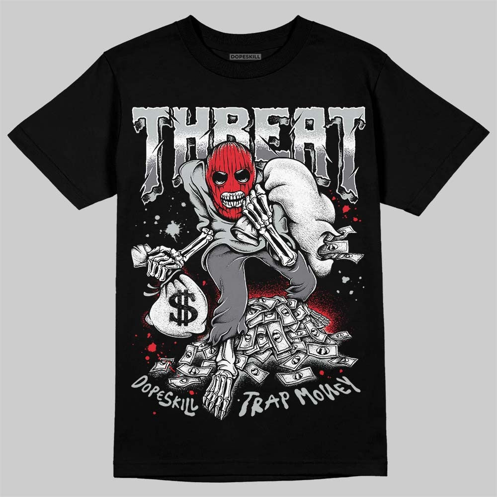 Wolf Grey 12s DopeSkill T-Shirt Threat Graphic