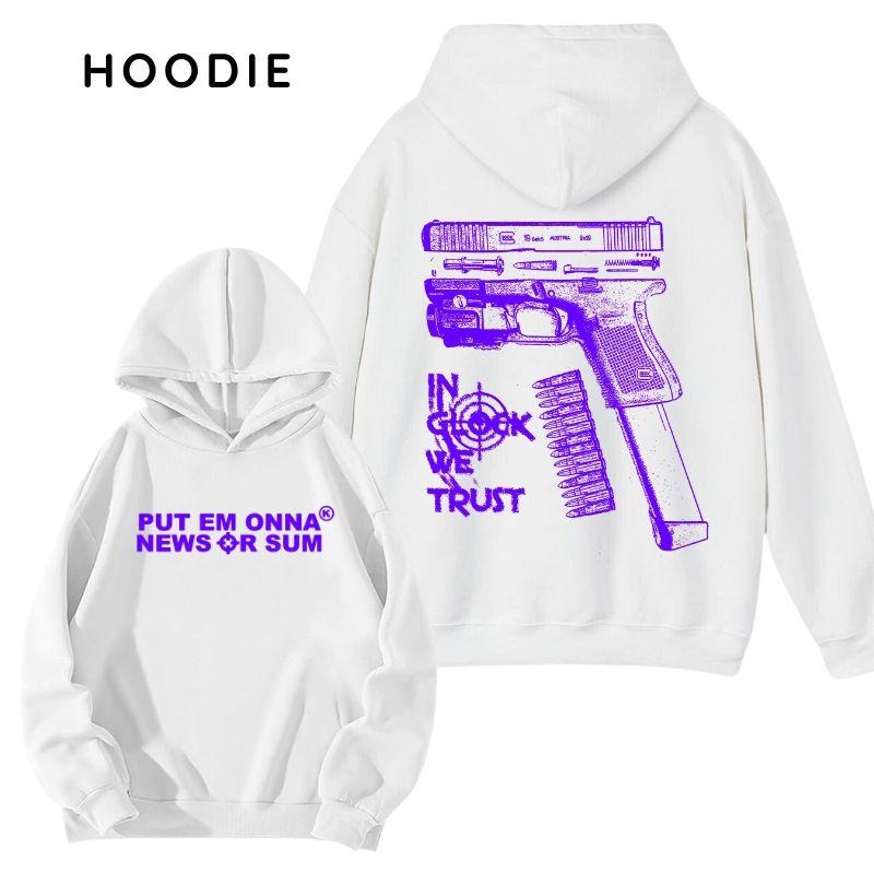 Put Em Onna News or Sum 2 Sides Hoodie/Sweatshirt/T-Shirt, For Men/Women - Unisex Style, 100% Cotton, Menswear Tops