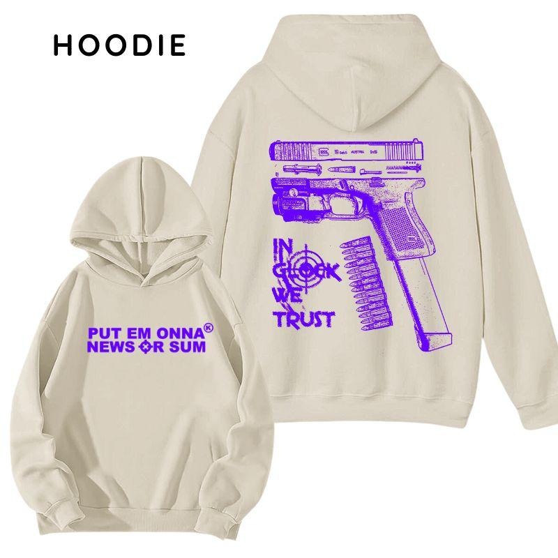 Put Em Onna News or Sum 2 Sides Hoodie/Sweatshirt/T-Shirt, For Men/Women - Unisex Style, 100% Cotton, Menswear Tops