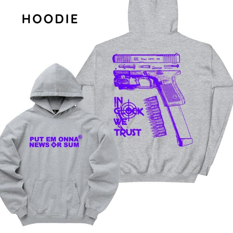 Put Em Onna News or Sum 2 Sides Hoodie/Sweatshirt/T-Shirt, For Men/Women - Unisex Style, 100% Cotton, Menswear Tops