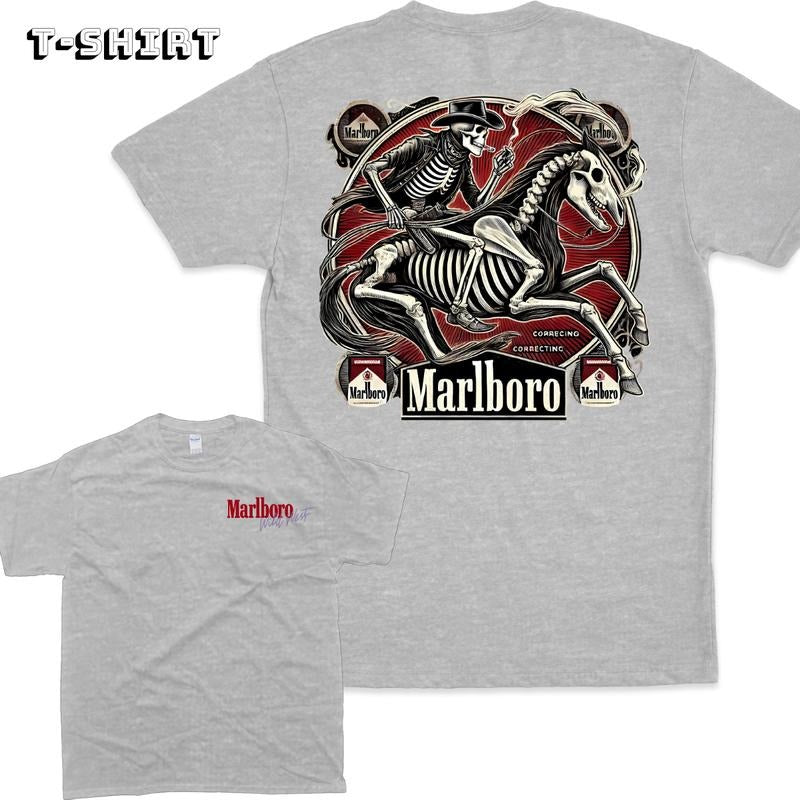 Marlbo Cowboy Killer 2 Sides Hoodie/Sweatshirt/T-Shirt, For Men/Women - Unisex Style, 100% Cotton, Menswear Tops Pullover