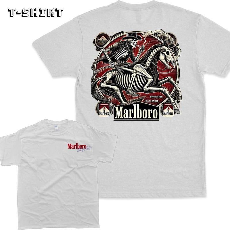 Marlbo Cowboy Killer 2 Sides Hoodie/Sweatshirt/T-Shirt, For Men/Women - Unisex Style, 100% Cotton, Menswear Tops Pullover