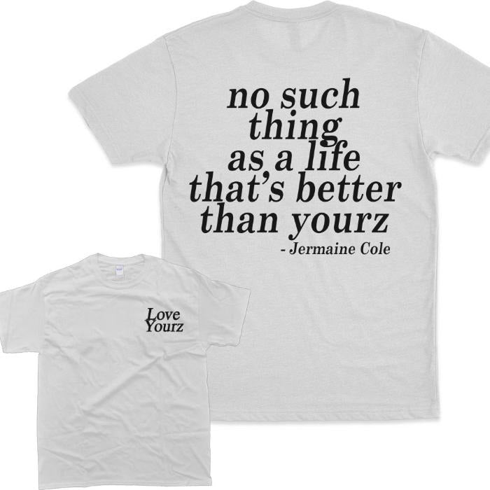 J Cole DreamVille Love YourZ Lyrics 2 Sided Graphic Hoodie/Sweatshirt/T-Shirt, For Men/Women - Unisex Style, 100% Cotton, Pullover unisex hoodie