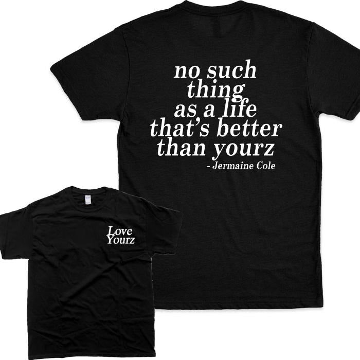 J Cole DreamVille Love YourZ Lyrics 2 Sided Graphic Hoodie/Sweatshirt/T-Shirt, For Men/Women - Unisex Style, 100% Cotton, Pullover unisex hoodie