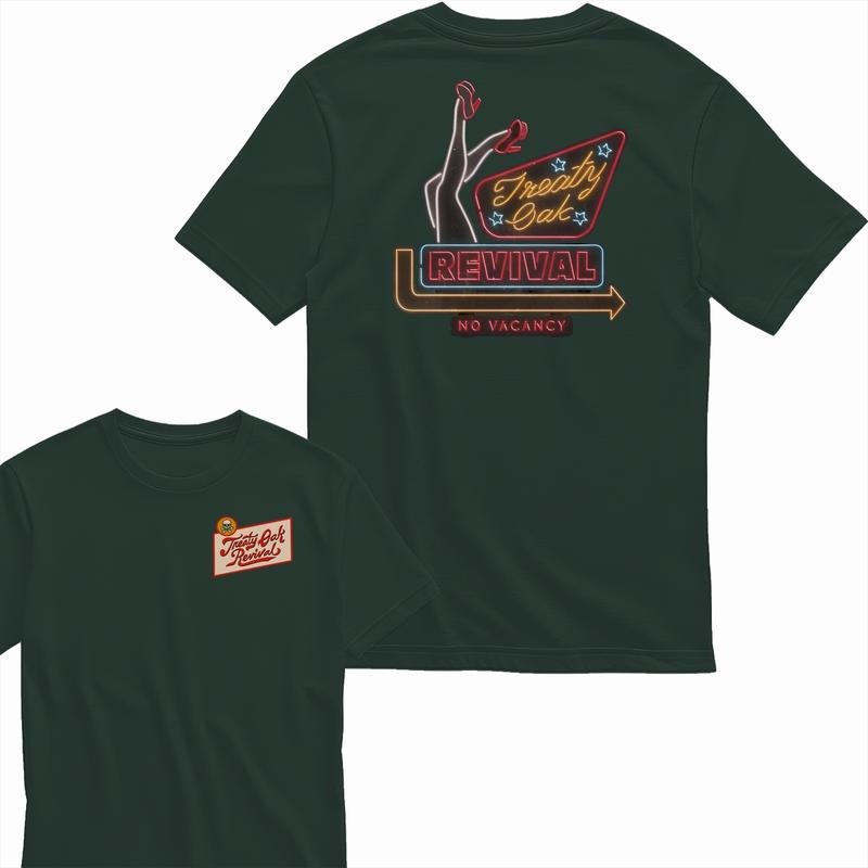 Treaty Oak Revival Tour In New Braunfels Classic 2 Sided Hoodie/Sweatshirt/T-Shirt, For Men/Women - Unisex Style, 100% Cotton, Pullover unisex hoodie