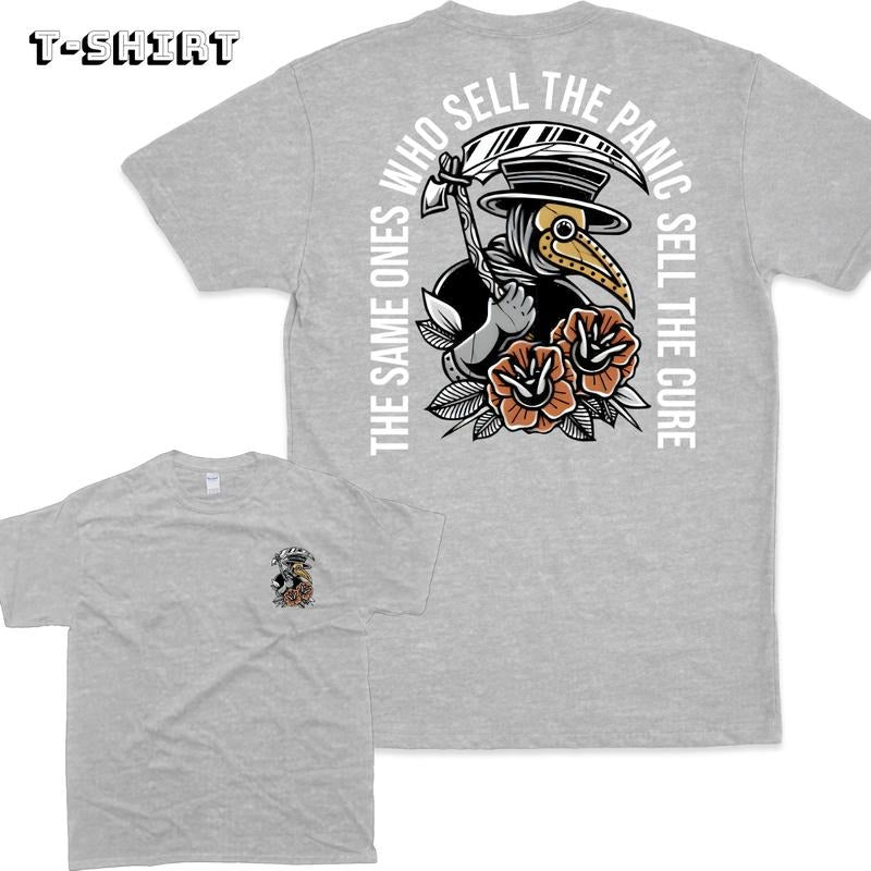 The Same Ones Who Sell The Panic Sell The Cure 2 Sides Hoodie/Sweatshirt/T-Shirt, For Men/Women - Unisex Style, 100% Cotton, Pullover unisex hoodie