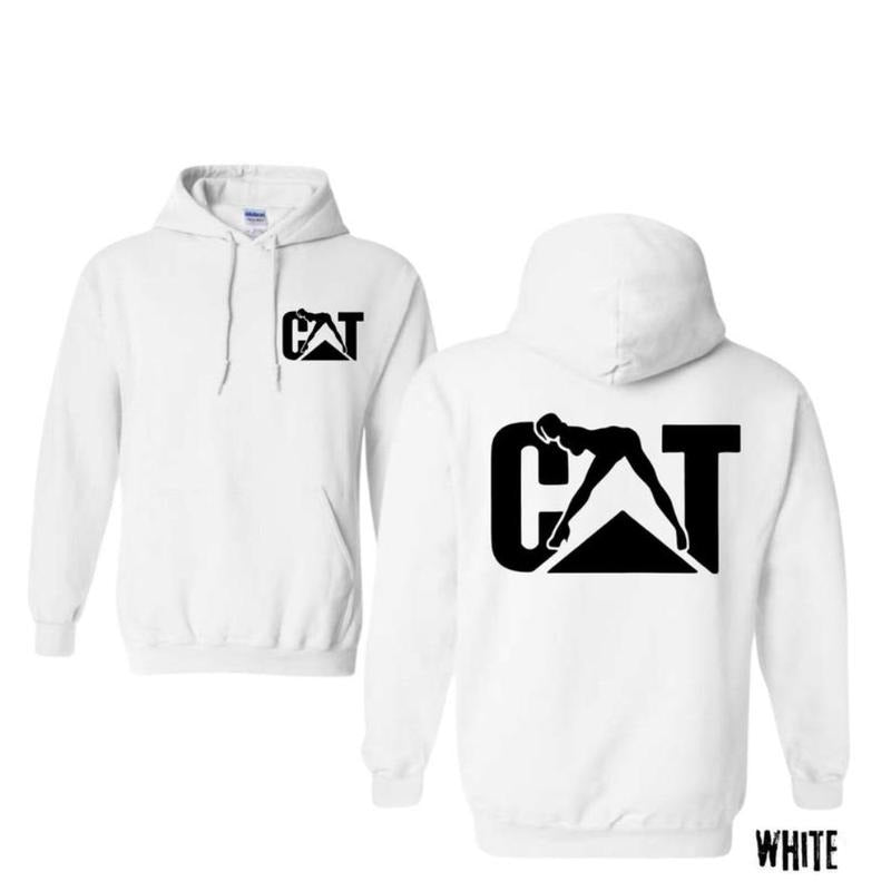 Cat With Woman 2 Sided Hoodie/Sweatshirt/T-Shirt, For Men/Women - Unisex Style, 100% Cotton, Pullover unisex hoodie faith hoodie