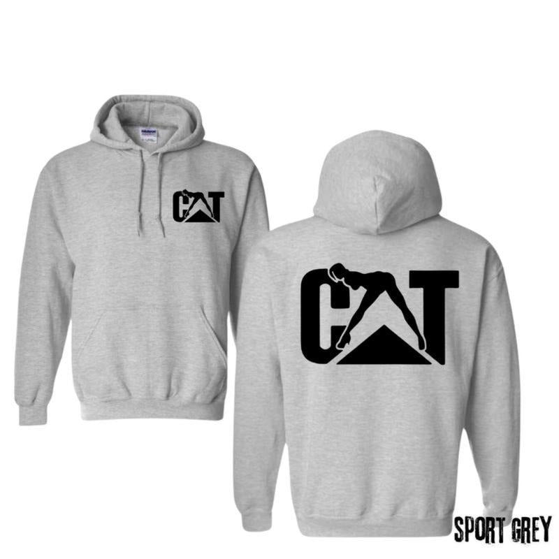 Cat With Woman 2 Sided Hoodie/Sweatshirt/T-Shirt, For Men/Women - Unisex Style, 100% Cotton, Pullover unisex hoodie faith hoodie