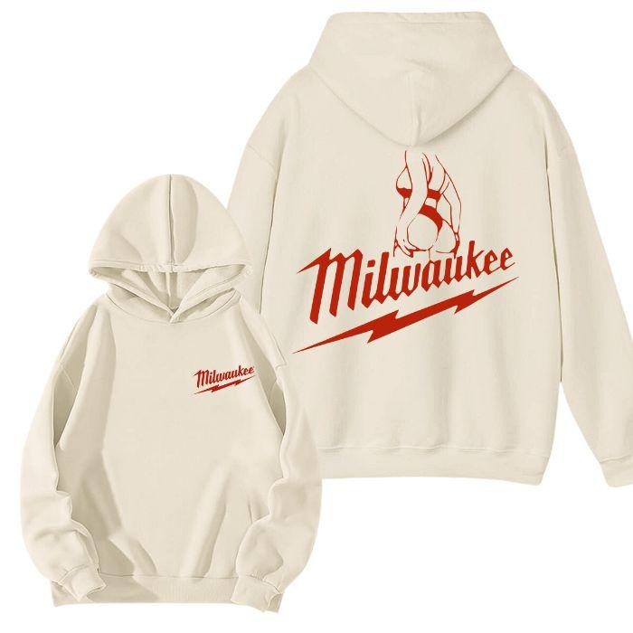 Funny Milwaukee 2 Sided Hoodie/Sweatshirt/T-Shirt, For Men/Women - Unisex Style, 100% Cotton, Pullover unisex hoodie faith hoodie Menswear Soft