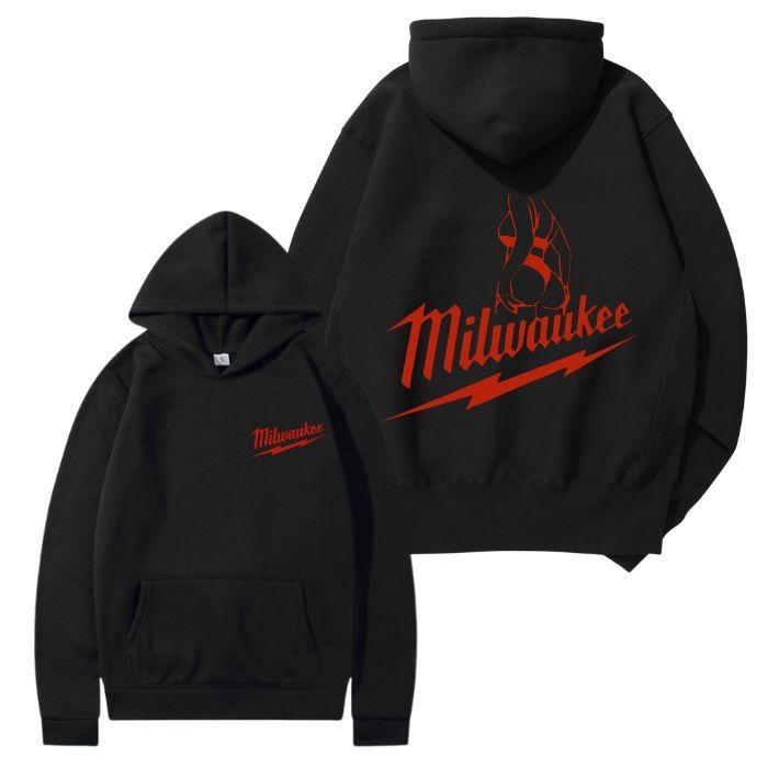 Funny Milwaukee 2 Sided Hoodie/Sweatshirt/T-Shirt, For Men/Women - Unisex Style, 100% Cotton, Pullover unisex hoodie faith hoodie Menswear Soft
