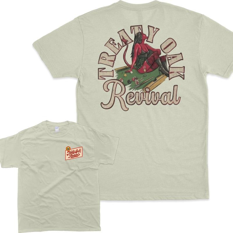 Treaty Oak Revival Tour In New Braunfels Classic Ver2 2 Sided Hoodie/Sweatshirt/T-Shirt, For Men/Women - Unisex Style, 100% Cotton, Pullover unisex hoodie treaty oak