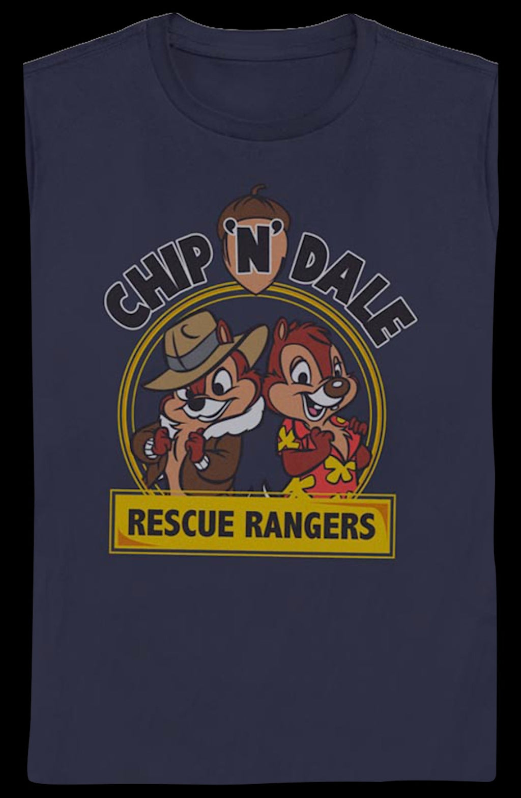 Womens Vintage Logo Chip 'n Dale Rescue Rangers Shirt