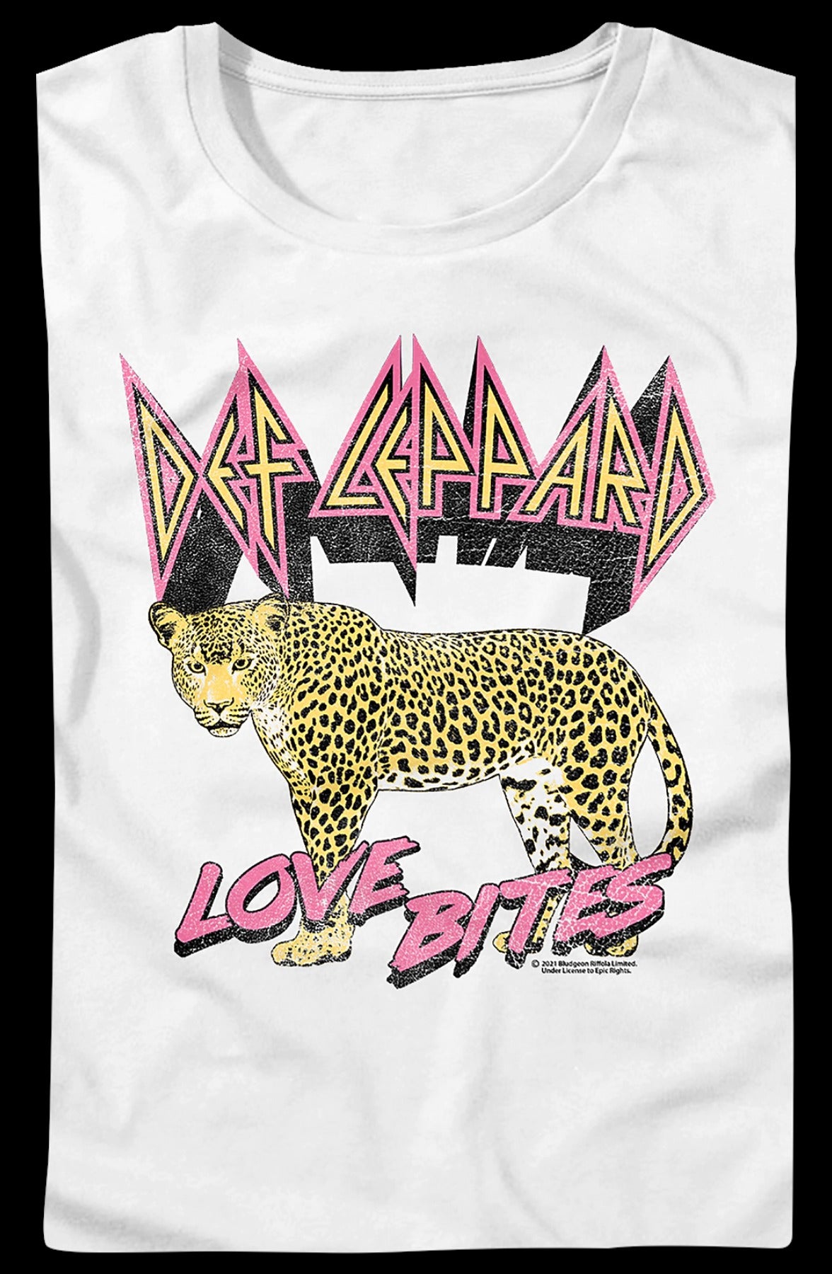 Womens Vintage Love Bites Def Leppard Shirt