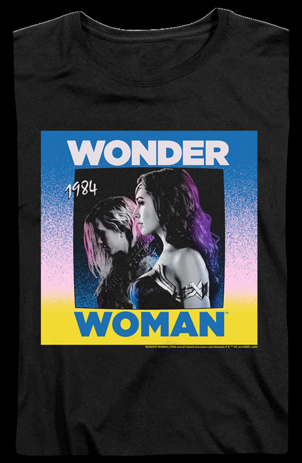 Womens Vintage Photo Wonder Woman 1984 Shirt