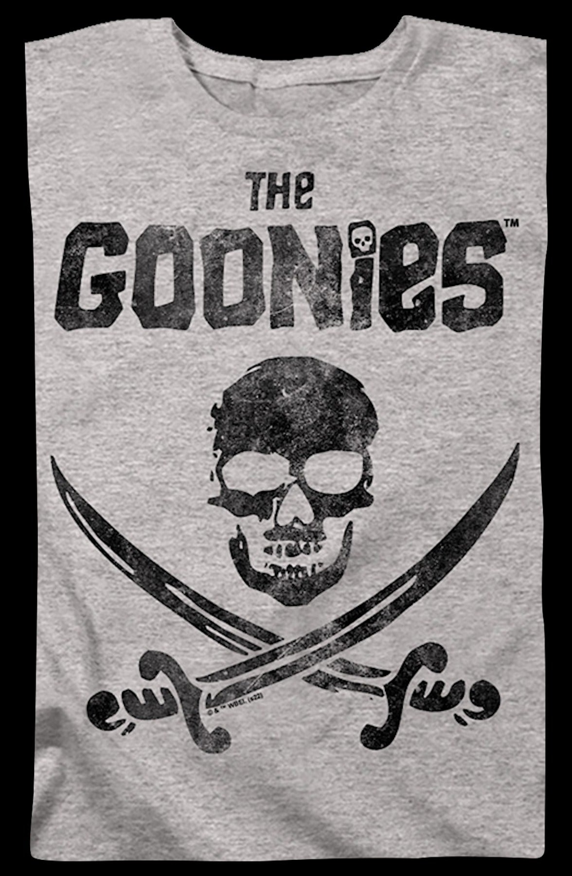 Womens Vintage Skull & Crossed Swords Goonies Shirt