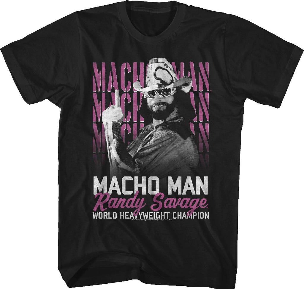 World Heavyweight Champion Macho Man Randy Savage T-Shirt