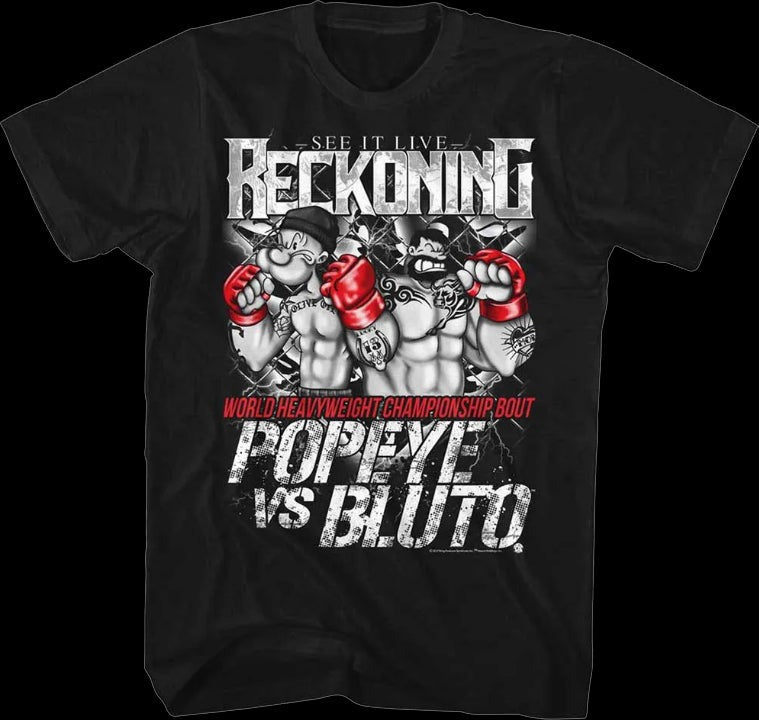World Heavyweight Championship Bout Popeye T-Shirt