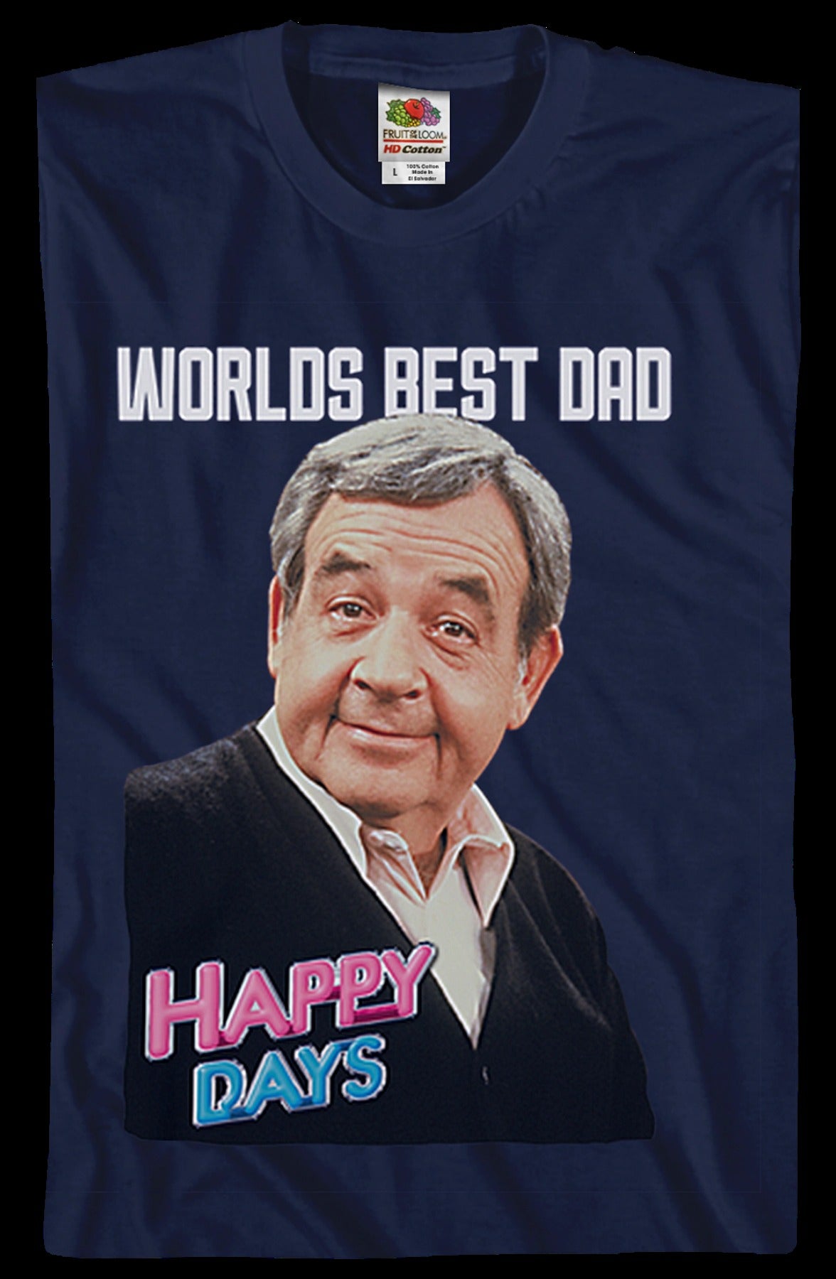 World's Best Dad Happy Days T-Shirt