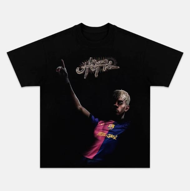 Yamal Falling T-Shirt, Lamine Yamal Vintage Graphic Tees, Unisex Soccer Shirt, Sport Merch, Gift For Fan, Cotton comfort...