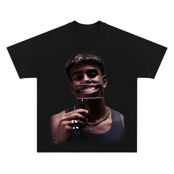 Yamal Grill T-Shirt, Lamine Yamal Funny Vintage Graphic Tees, Unisex Soccer Shirt, Sport Merch, Gift For Fan, Cotton...