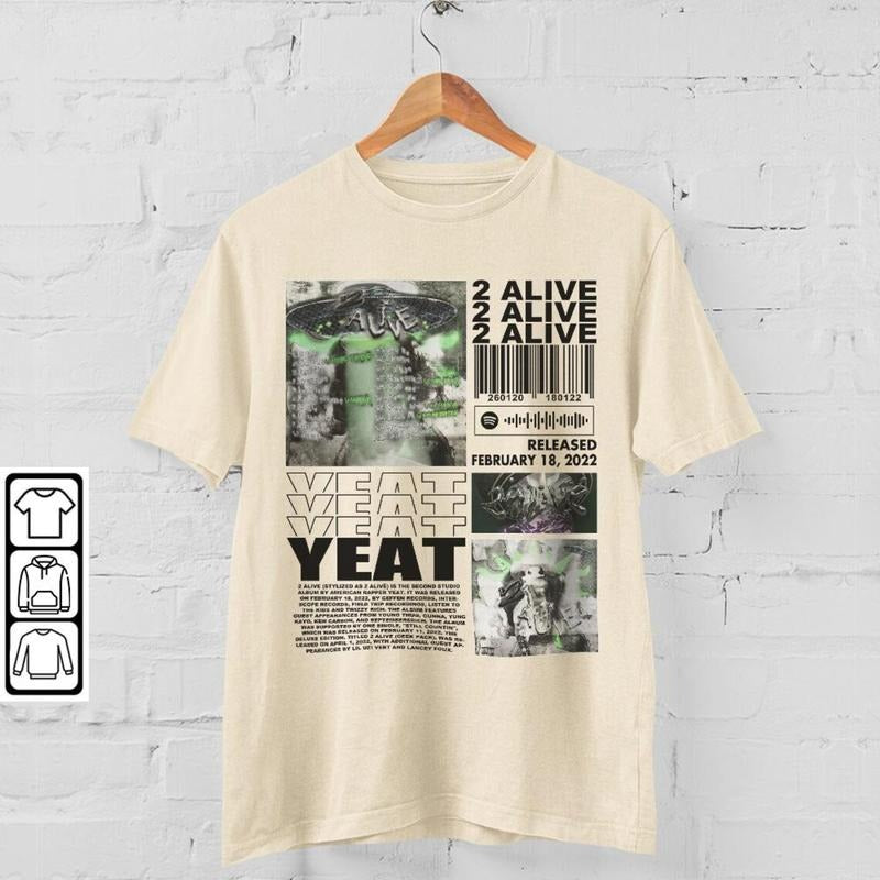Yeat Vintage Style T-Shirt, Yeat T-Shirt, Rapper T-Shirts, Yeat Graphic Tee