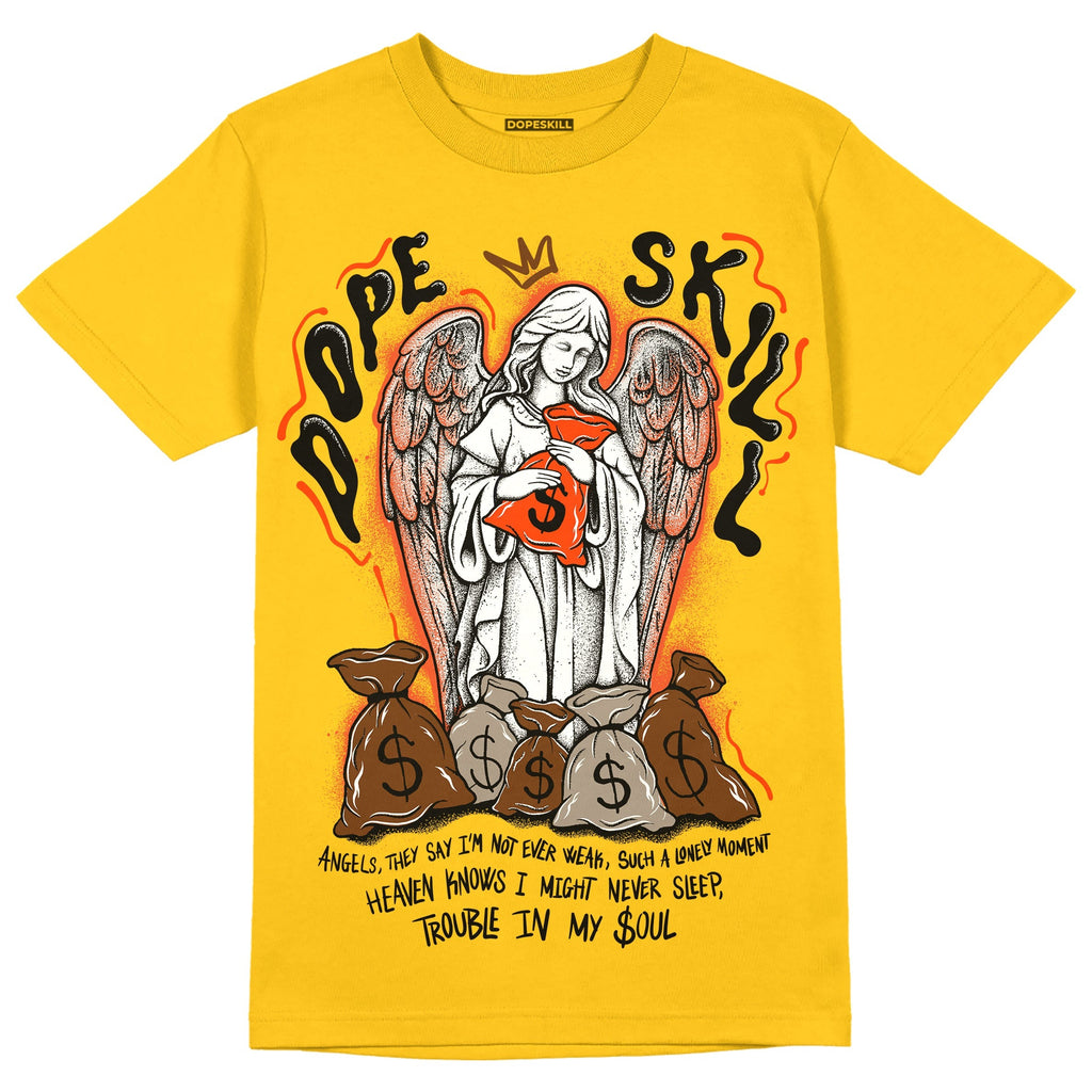 Yellow Collection DopeSkill Gold T-shirt Angels Graphic