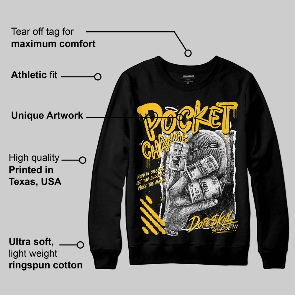 Yellow Collection DopeSkill Sweatshirt Pocket Change Graphic
