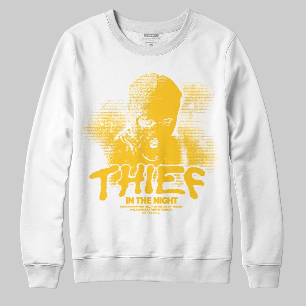 Yellow Collection DopeSkill Sweatshirt Thief In The Night Graphic