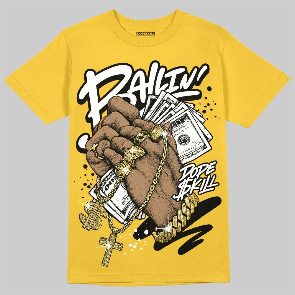 Yellow Collection DopeSkill T-Shirt Always Ballin' Graphic
