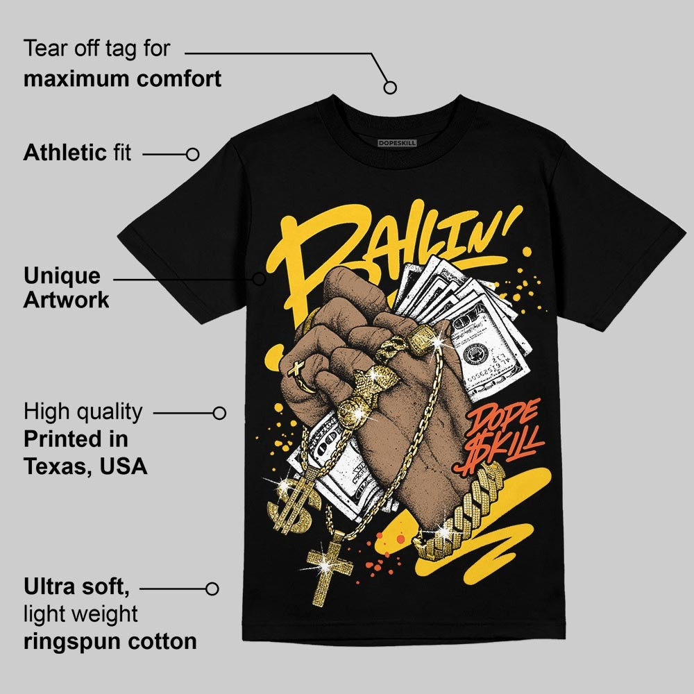 Yellow Collection DopeSkill T-Shirt Always Ballin' Graphic