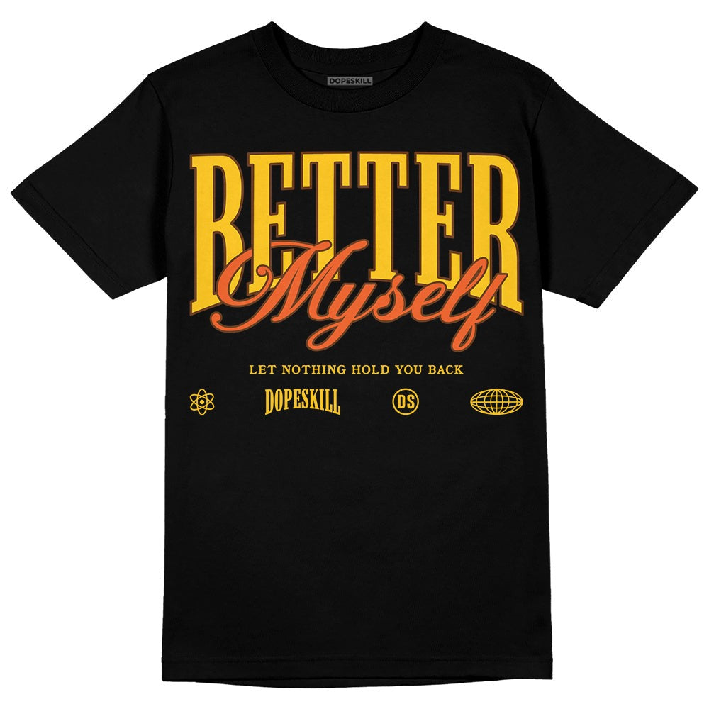 Yellow Collection DopeSkill T-Shirt Better Myself Graphic