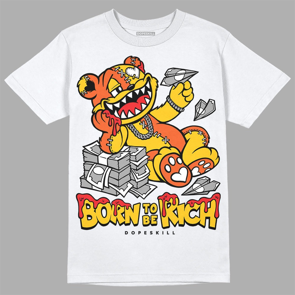 Yellow Collection DopeSkill T-Shirt Born To Be Rich Graphic