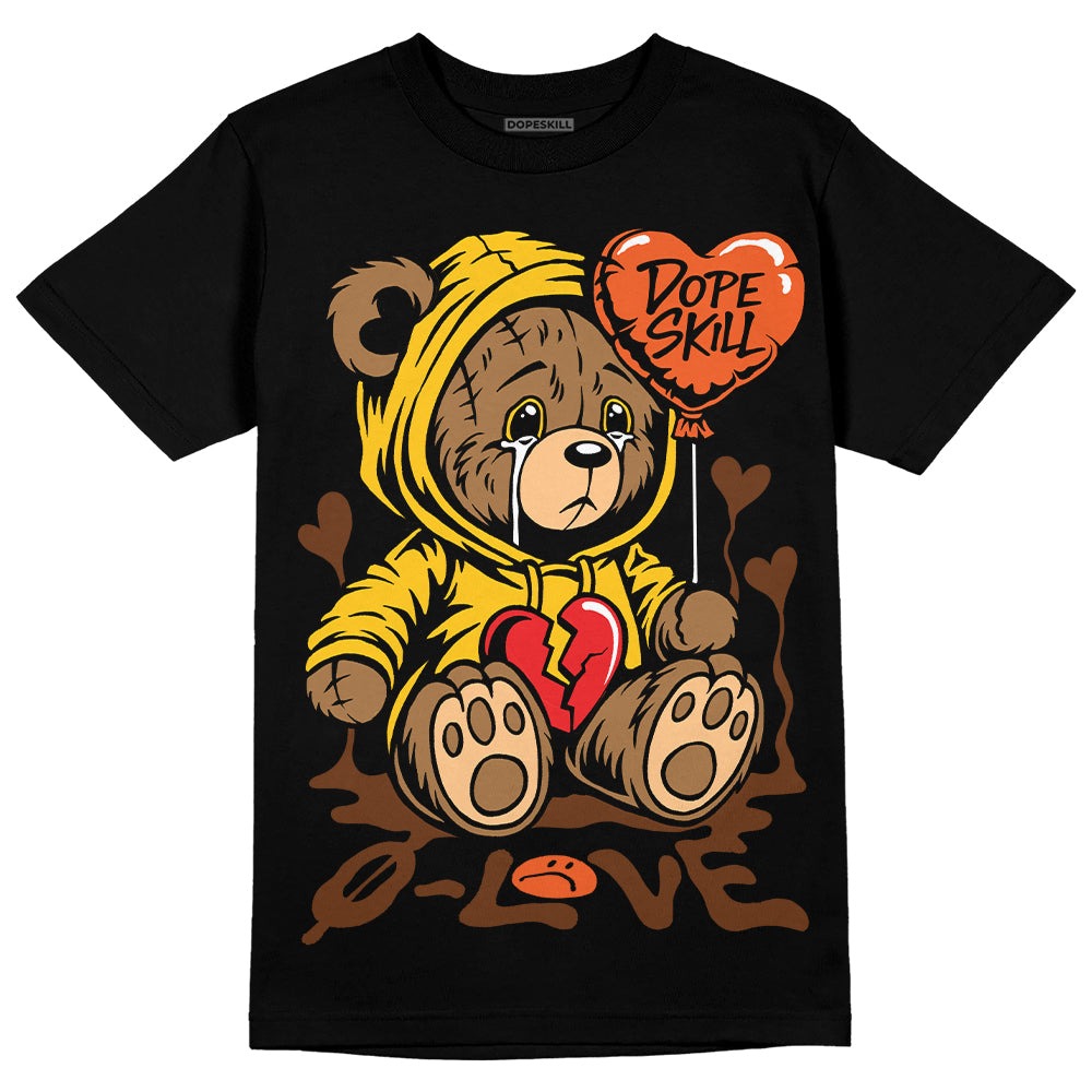 Yellow Collection DopeSkill T-Shirt Broken Bear Graphic