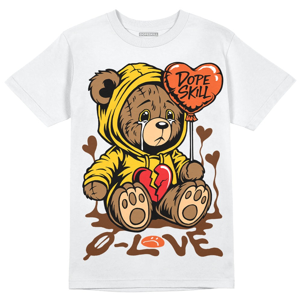 Yellow Collection DopeSkill T-Shirt Broken Bear Graphic