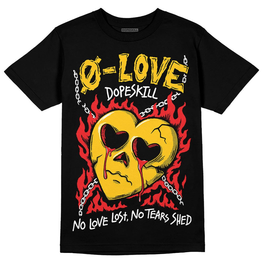 Yellow Collection DopeSkill T-Shirt Crying Heart Graphic