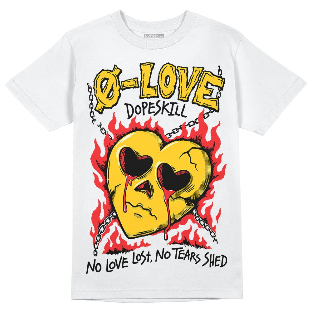 Yellow Collection DopeSkill T-Shirt Crying Heart Graphic