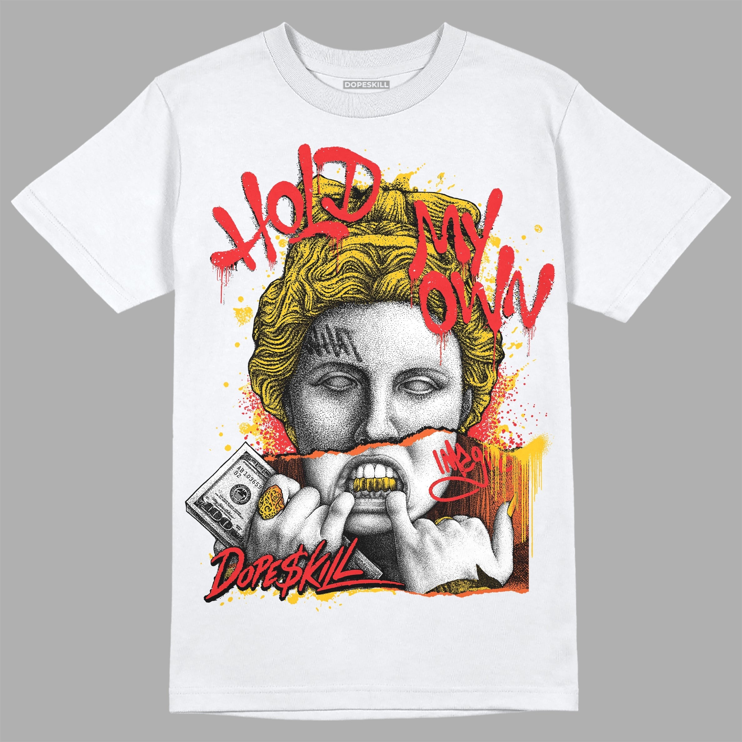 Yellow Collection DopeSkill T-Shirt Hold My Own Graphic