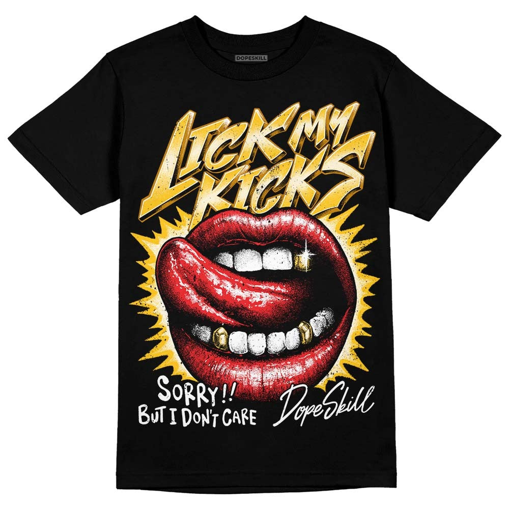 Yellow Collection DopeSkill T-Shirt Lick My Kicks Graphic