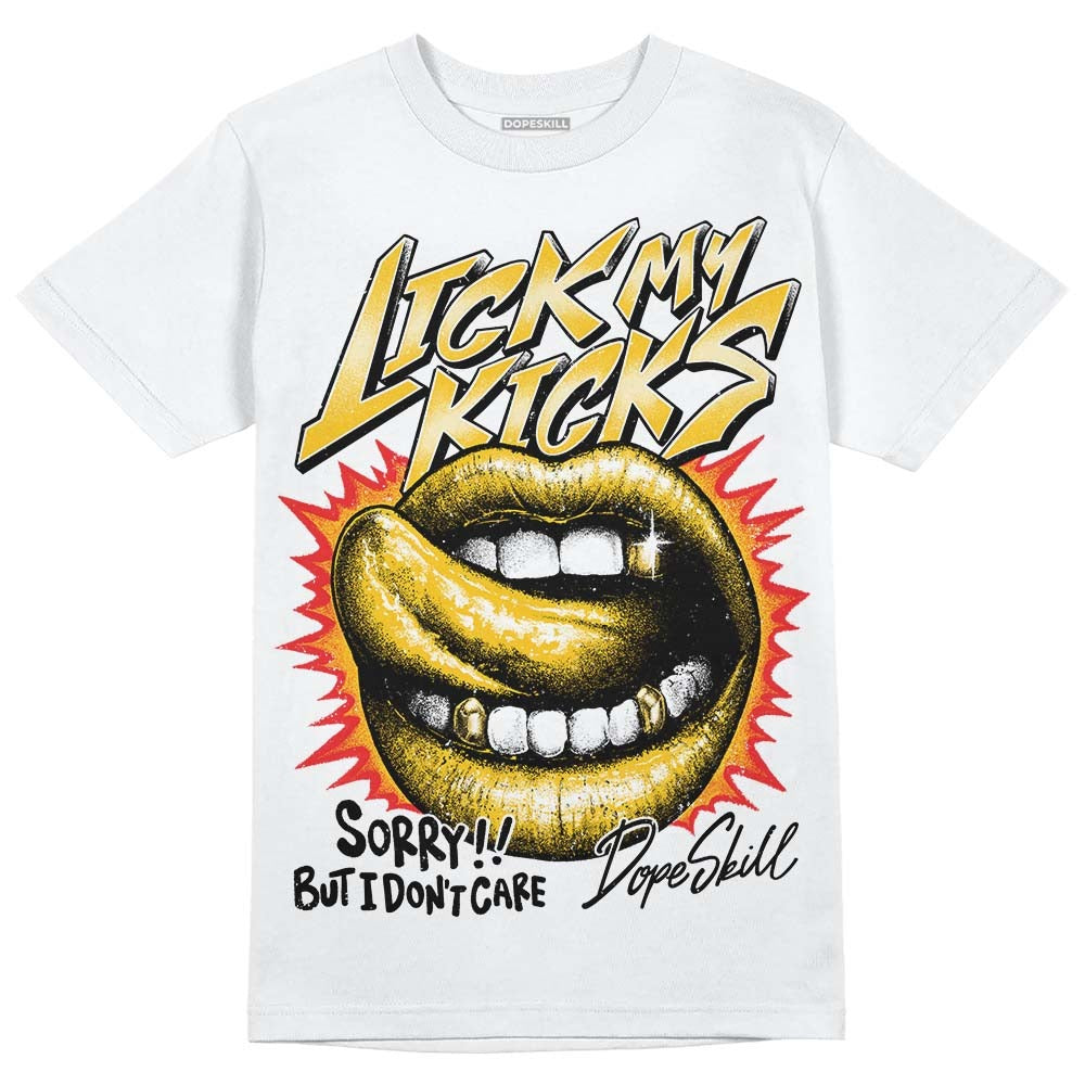 Yellow Collection DopeSkill T-Shirt Lick My Kicks Graphic