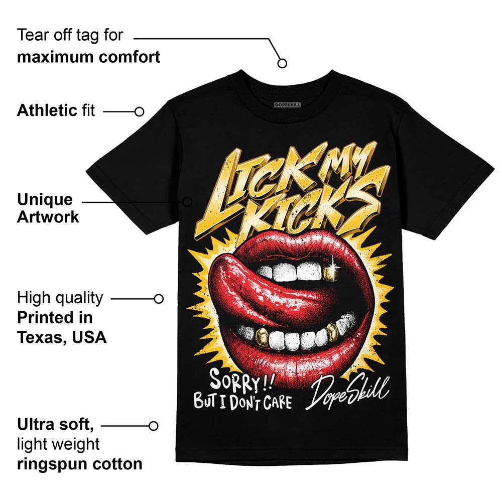 Yellow Collection DopeSkill T-Shirt Lick My Kicks Graphic