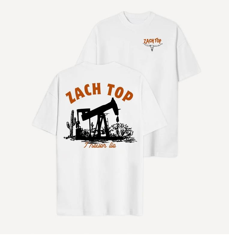 Zachh Top I Never Liee Shirt, Country Music Sweater, Tour Merch, Concert Clothing, Unisex Tshirt Sweatshirt, Hoodie, Full Sizes