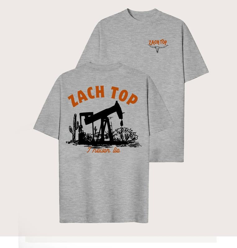 Zachh Top I Never Liee Shirt, Country Music Sweater, Tour Merch, Concert Clothing, Unisex Tshirt Sweatshirt, Hoodie, Full Sizes