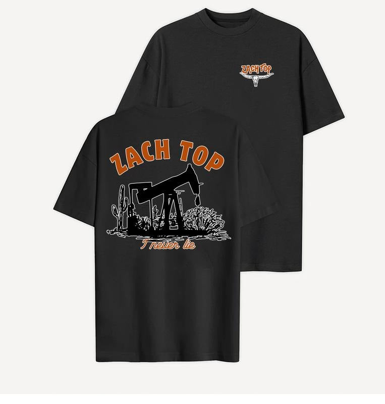 Zachh Top I Never Liee Shirt, Country Music Sweater, Tour Merch, Concert Clothing, Unisex Tshirt Sweatshirt, Hoodie, Full Sizes