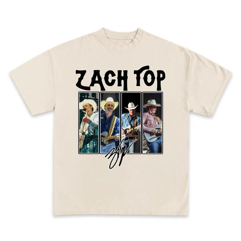 Zachh Top Vintage Shirt, Country Music Concert Outfit, Tour Merch, Concert Clothing, Unisex Tshirt Sweatshirt, Hoodie style 001