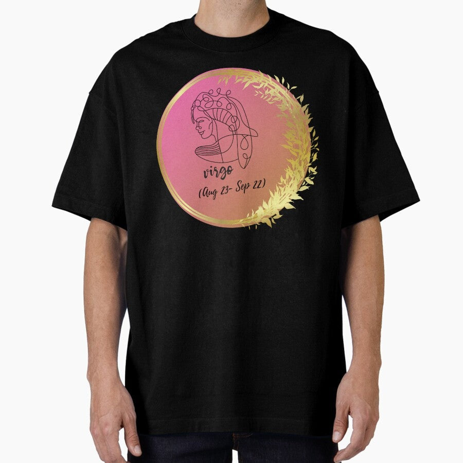 a Zodiac Sign Test Virdo Oversized T-Shirt