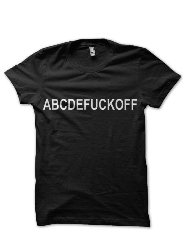 ABCDEFUCKOFF Black T-Shirt