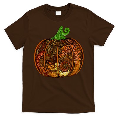 Abstract Pumpkin Thanksgiving Logo T-Shirt