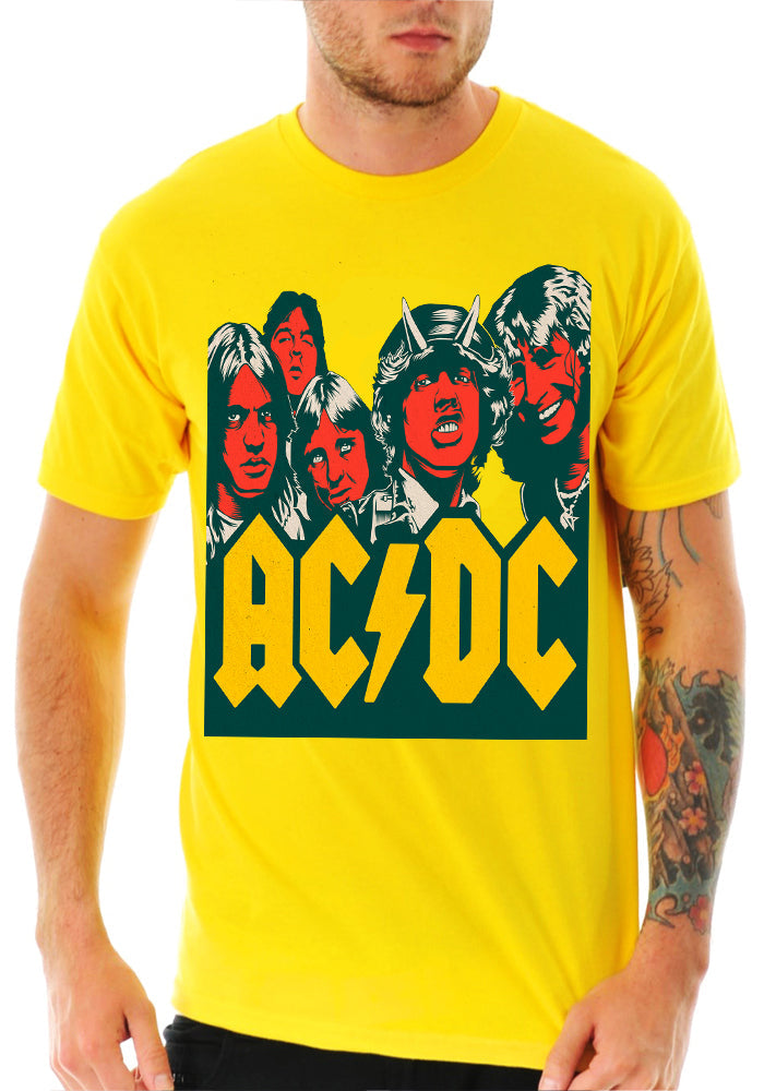 AC DC Yellow T-Shirt