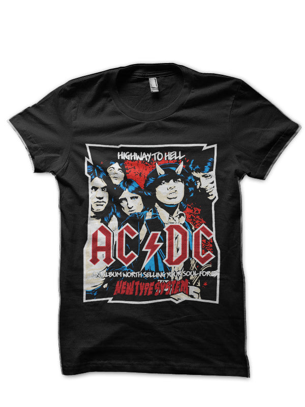 AC/DC â€“ Guitar Black T-Shirt