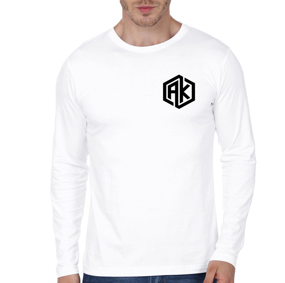 Ak White Full Sleeve T-Shirt